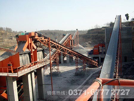 青石破碎生产线，全流程