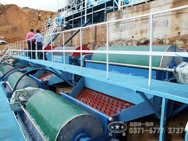 红星赤铁矿磁选设备作业现场