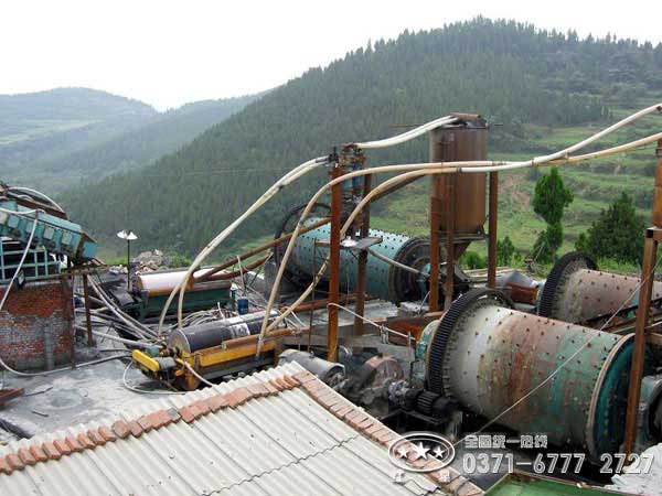 钛铁矿选矿生产客户现场图二