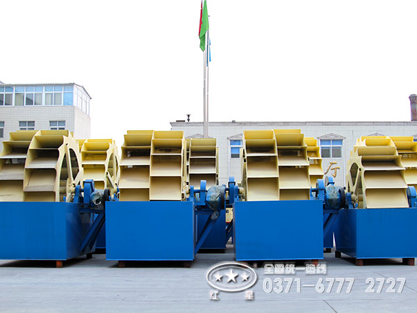 不同类型的洗砂机特点、型号和技术参数