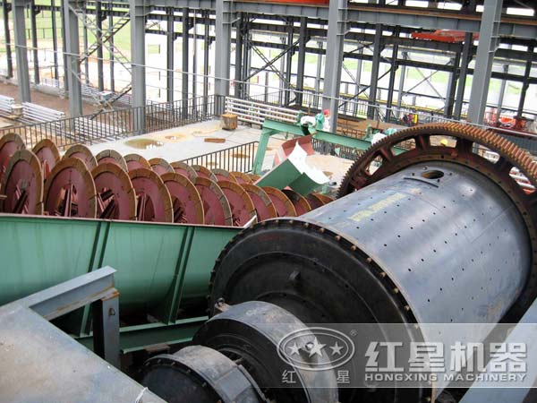 砂石洗选机在工业生产线上的运用