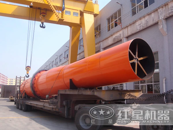 煤炭烘干机发货现场