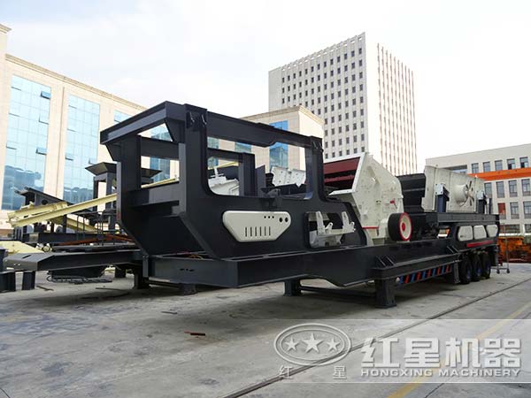 建筑垃圾处理移动破碎站