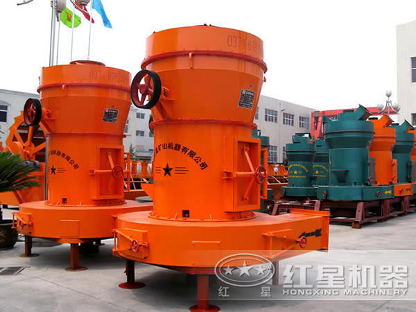 锆英砂磨粉机厂区一角