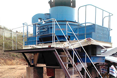 河南商丘石英砂制砂生产线现场