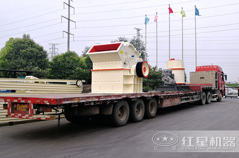 液压开箱式制砂机已发货