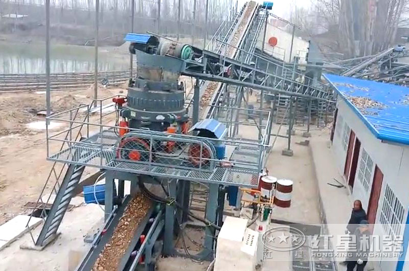 全液压圆锥破碎机工作现场图片 全液压圆锥破碎机工作现场图片