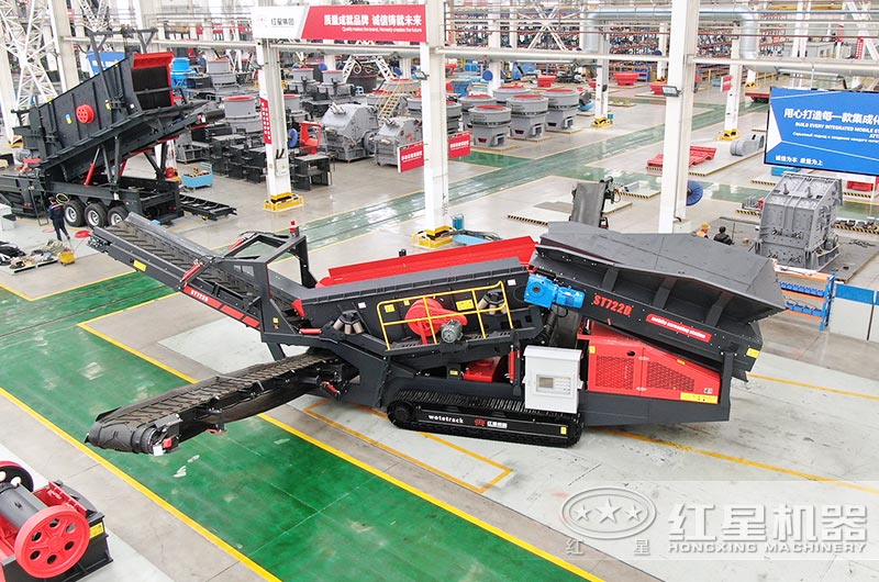 履带式移动筛分站图片