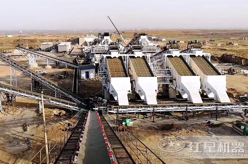 河北客户大型砂场，配置多台设备