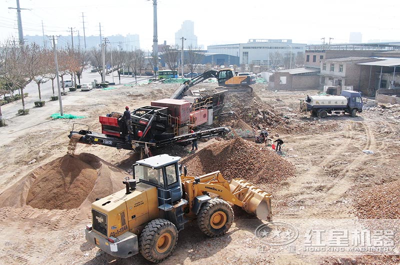 西安客户砖石处理厂图片