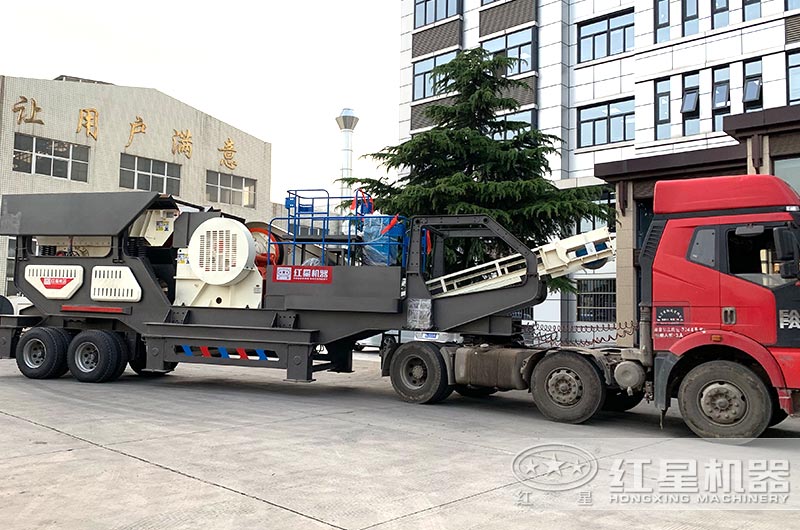 移动式建筑垃圾破碎机图片