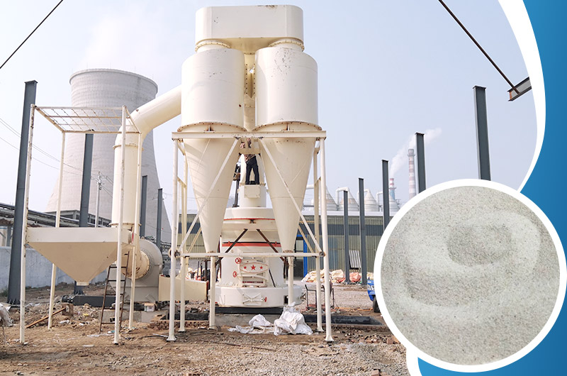 1000目石英粉加工现场