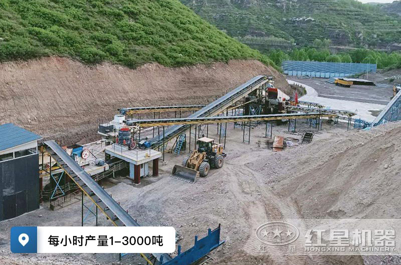 采石场破碎机每小时产量多少吨？设备有哪些？