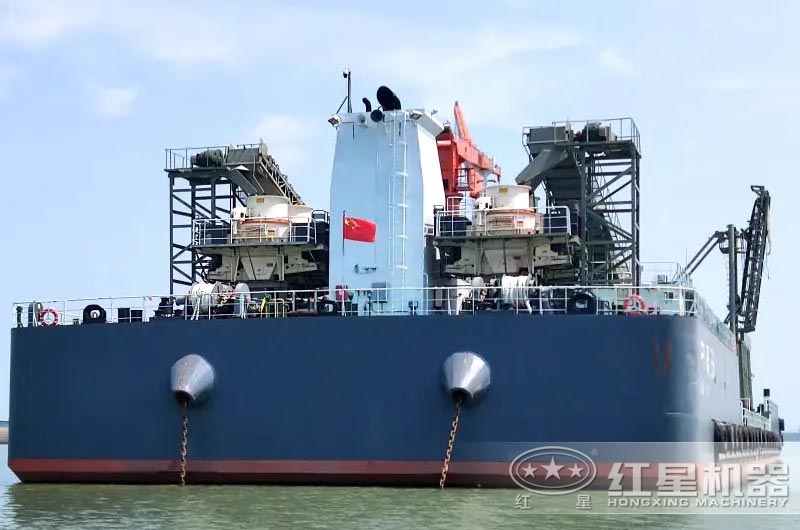 水上砂石生产工艺流程图及视频_船运机制砂需要什么手续？