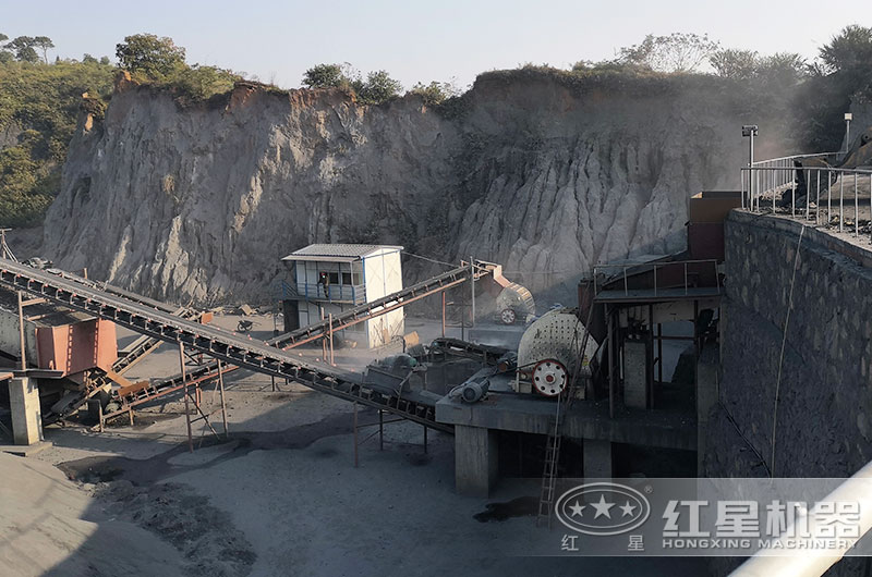 煤炭破碎现场图片