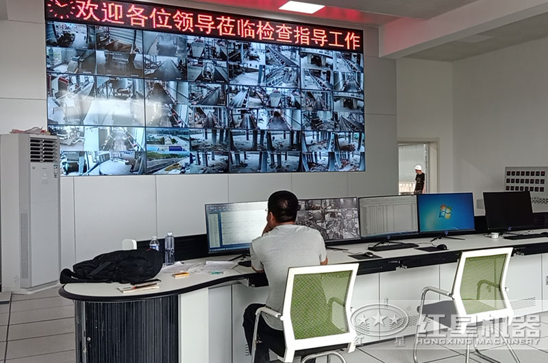 机制砂厂监控房间