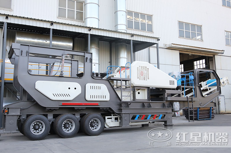 颚式移动破碎机图片（轮胎）