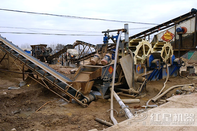 江苏客户砂石生产线