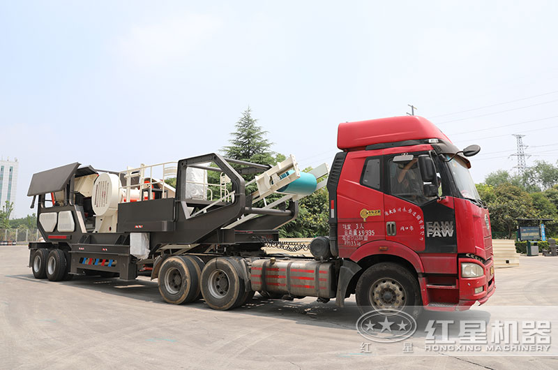 颚式移动破碎机图片