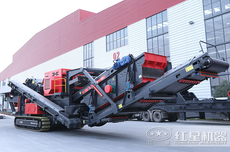 履带颚式移动破碎机图片