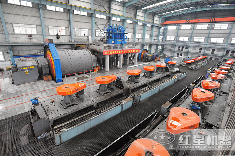 浮选机工作现场图片