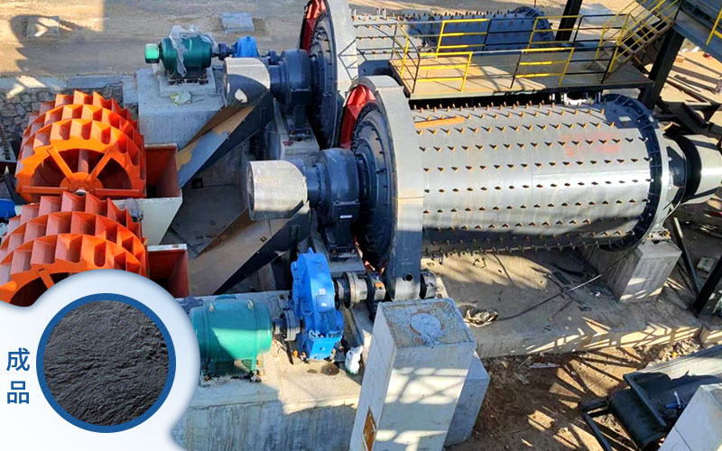 球磨机工作现场图片