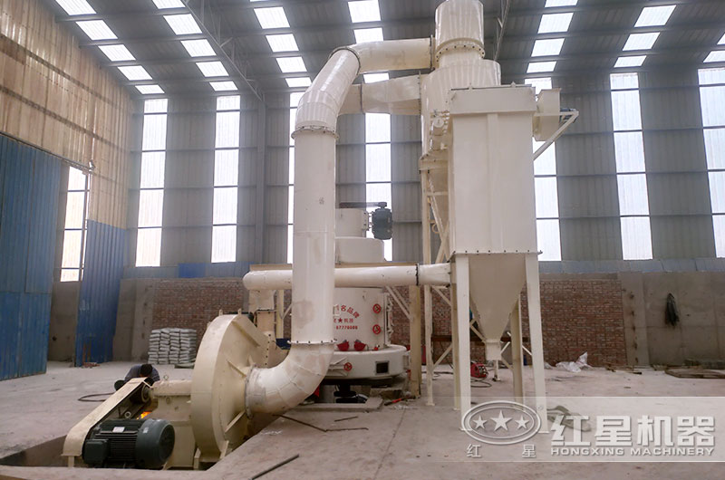 石英石磨粉生产线现场图