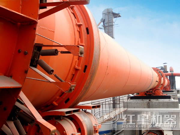 不同角度下的陶粒回转窑