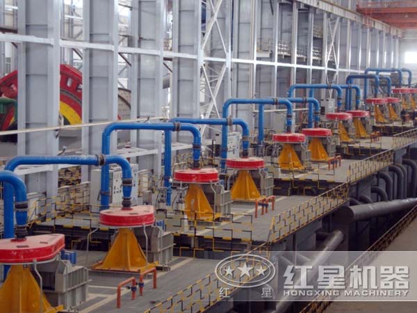 镍矿浮选机工作现场