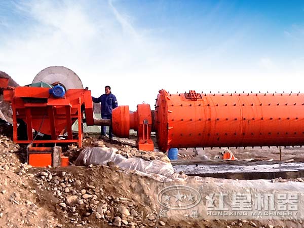 锰矿专用磁选机客户现场