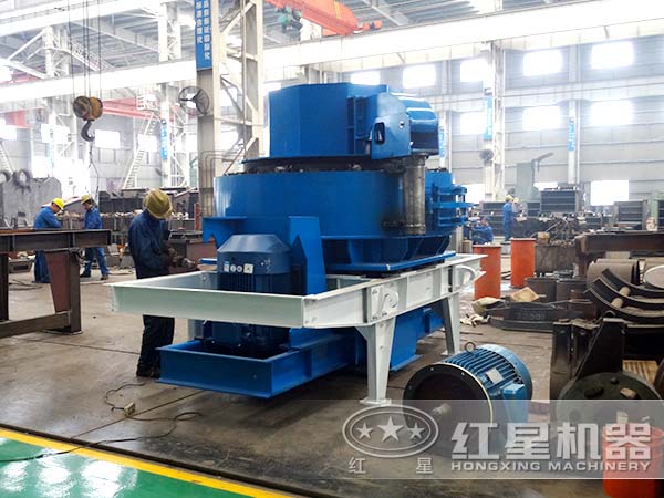 山石制沙机生产车间