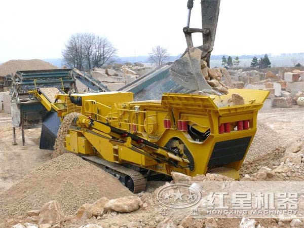移动式石子破碎机一天能处理多少吨物料