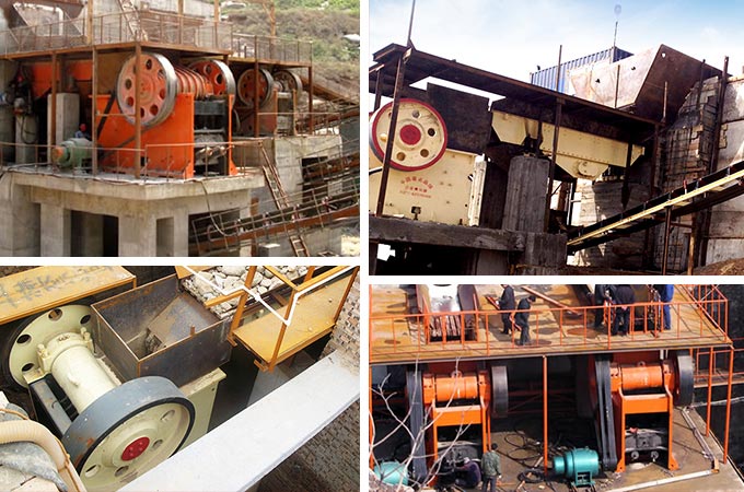 颚式破碎机作业客户现场