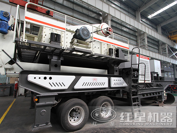 建筑垃圾移动破碎站