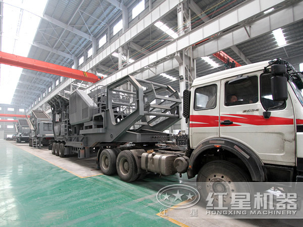 打进重庆，红星两台移动破碎站于重庆成功投产