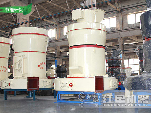 制备双飞粉使用雷蒙磨，高产又环保且成品粒度还好