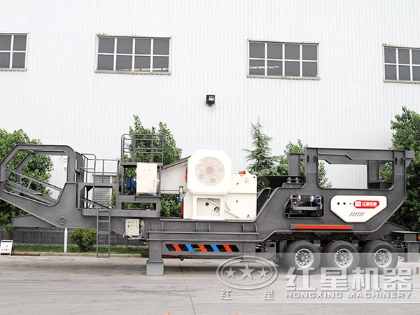 轮胎流动石子破碎机