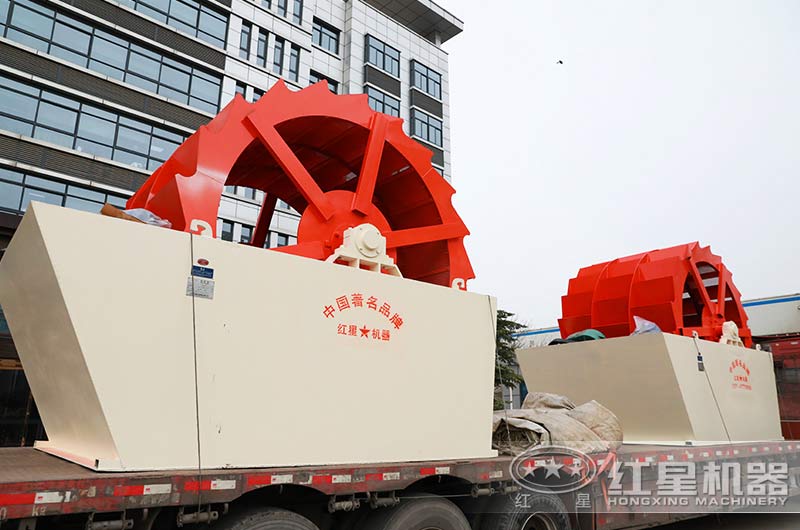 一天出一千方的洗砂机器这里有好几种，快来围观