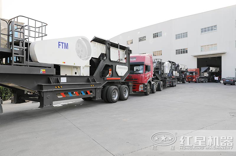 红星机器厂家生产的矿山机器破碎机持续输出中