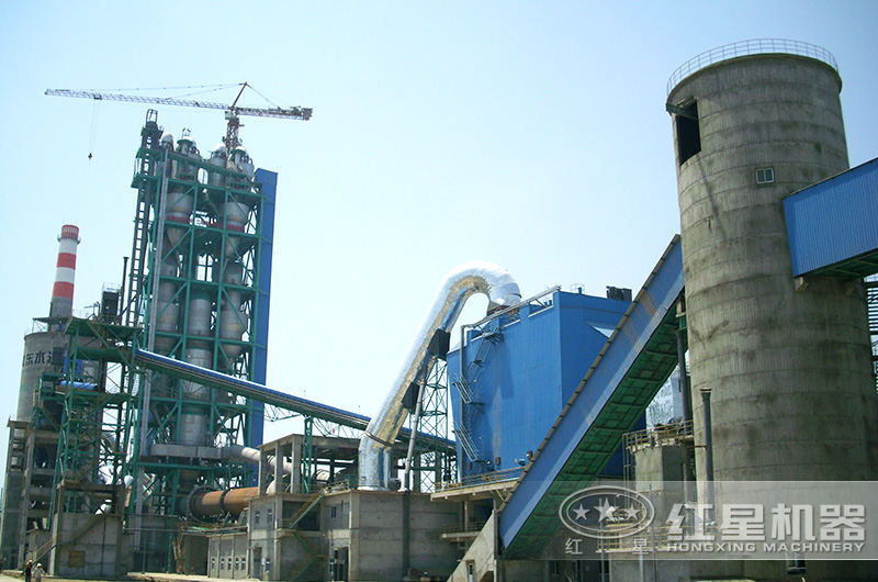 水泥厂设备全貌图