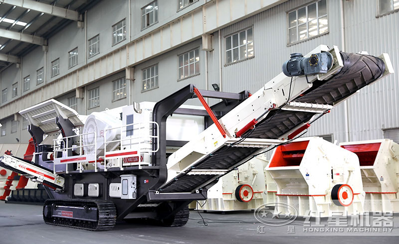 履带式移动破碎石头机价格是多少，如何配置生产线