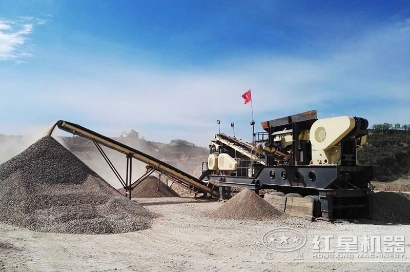 流动打砂作业现场