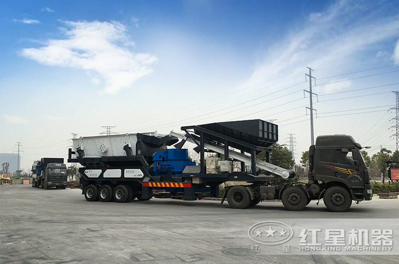 移动制砂机设备颠覆传统制砂模式，仅需3人即可