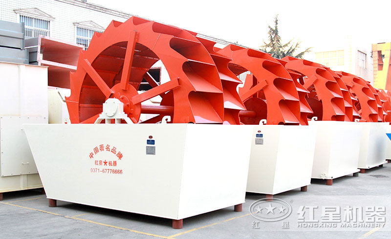 清洗机制砂的双轮洗砂机