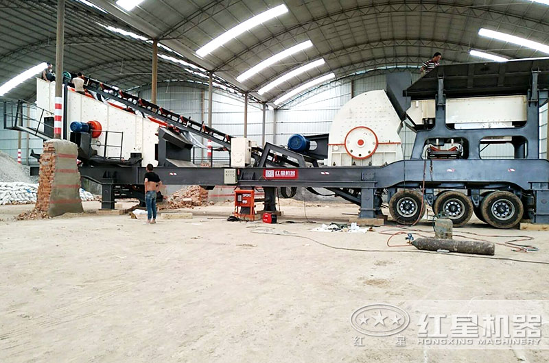 重庆砂石加工厂室内生产现场