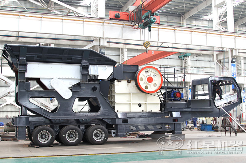 轮胎颚式移动磕石机