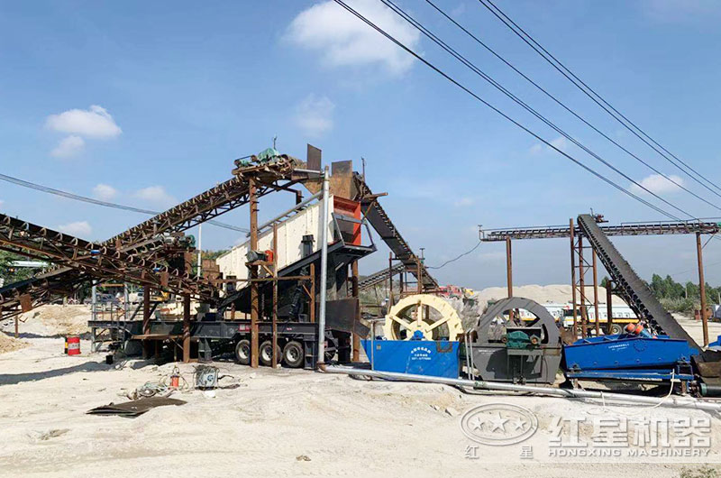 时产500吨的水洗沙生产线需要配备哪些水洗沙机器？