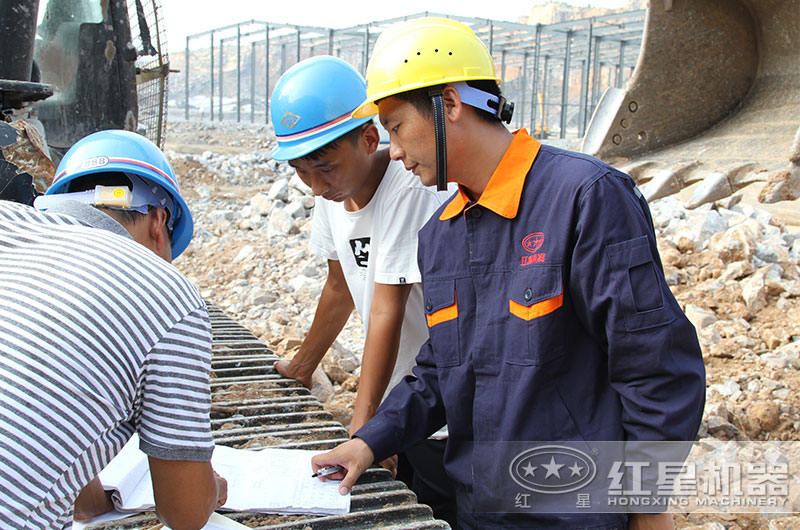 红星技术经理现场指导用户安装和操作