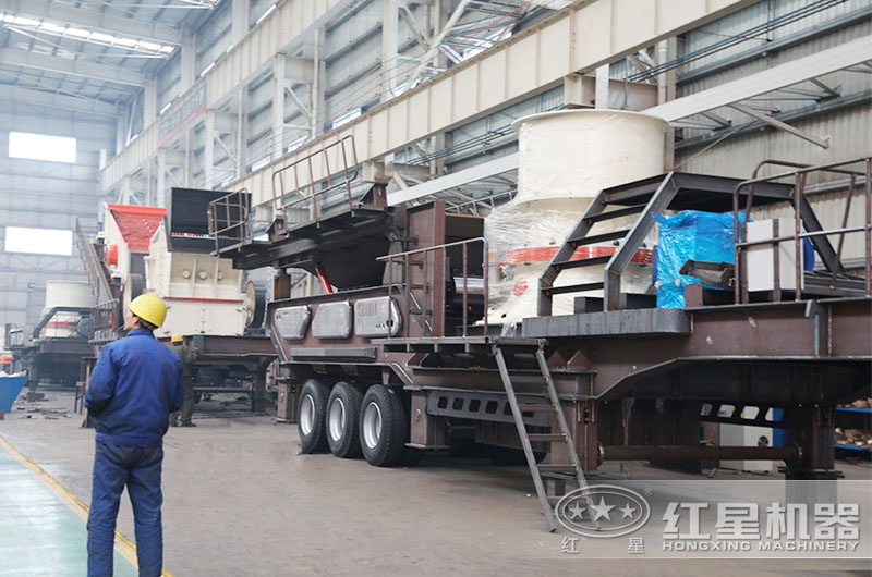 建筑废料破碎机生产车间