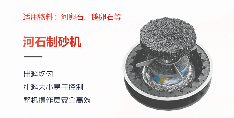 河石制砂机工作原理